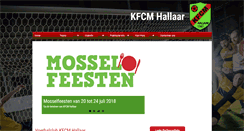 Desktop Screenshot of kfcmhallaar.be
